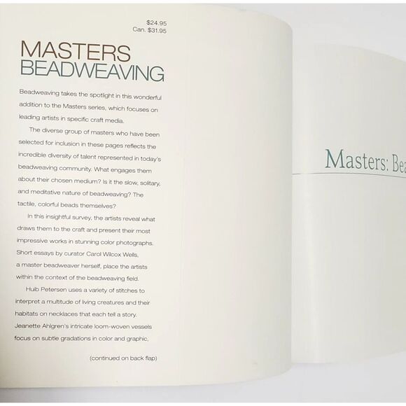 Masters Beadweaving Lark Books Major Works by Leading Artists 2008 Sterling Pub - Picture 3 of 14